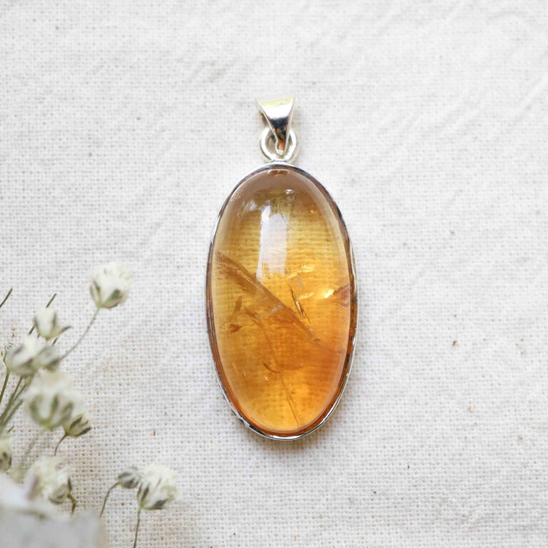Pendentif Citrine - Simple