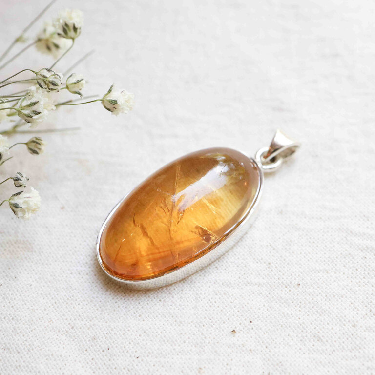 Pendentif Citrine - Simple