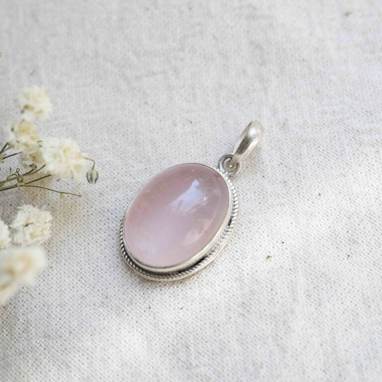 Rose Quartz Pendant - Douceur