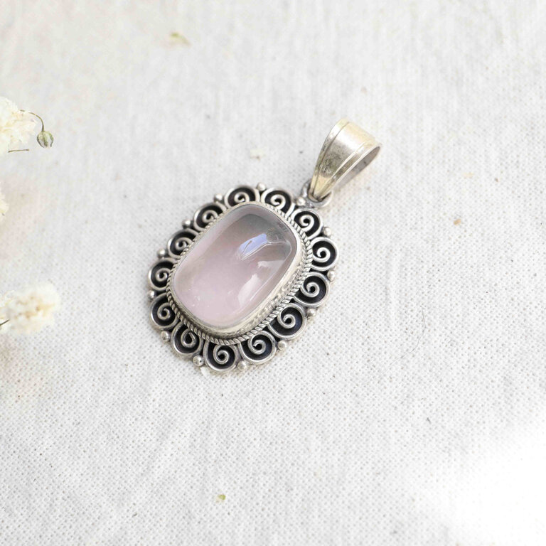 Rose Quartz Pendant - Litha