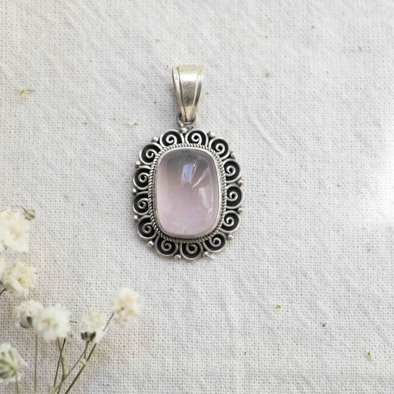Rose Quartz Pendant - Litha