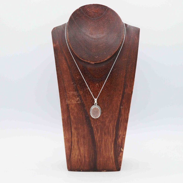 Pendentif Quartz rose - Amour