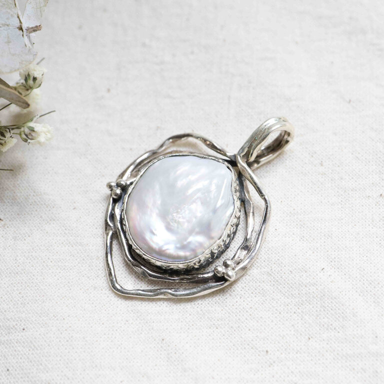 Pendentif Perle - Vent