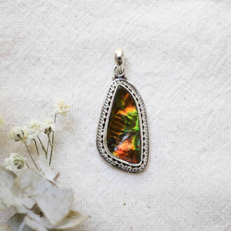 Ammolite Pendant - Boréal