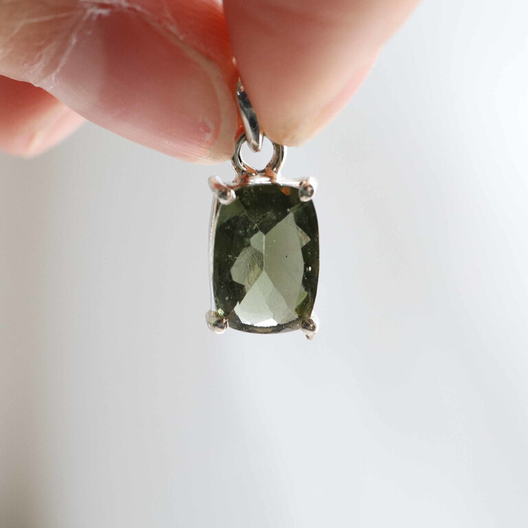 Pendentif Moldavite - Rectangle
