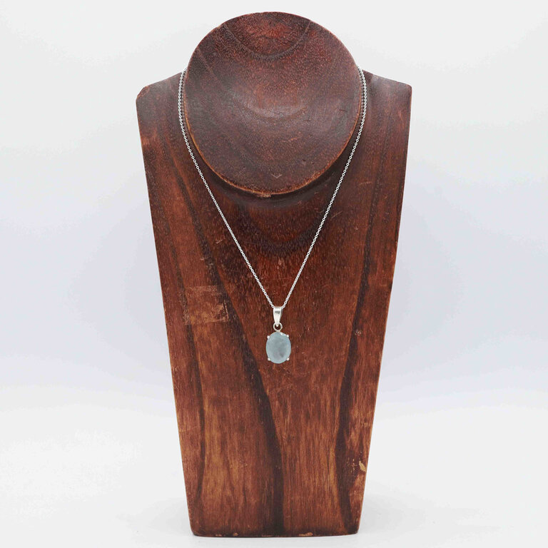 Pendentif Aigue-marine - Facetté
