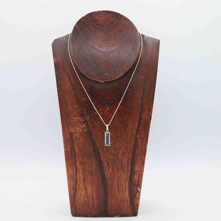 Aquamarine Pendant - Rectangle