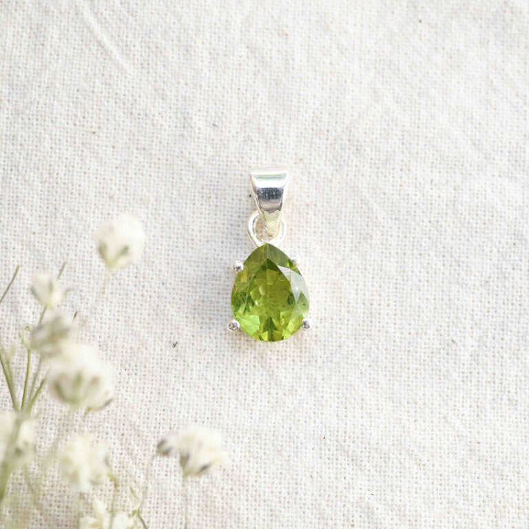 Pendentif Péridot - Goutte