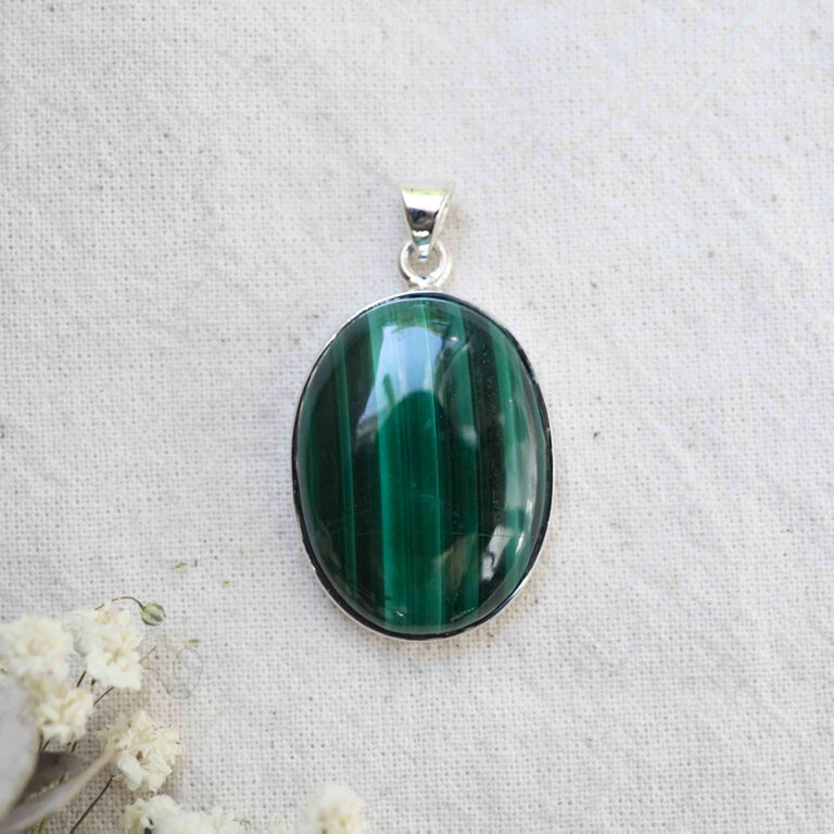 Malachite Pendant - Simple