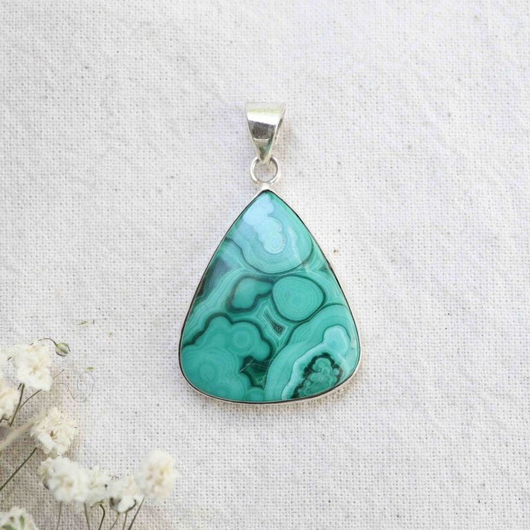 Pendentif Malachite - Simple