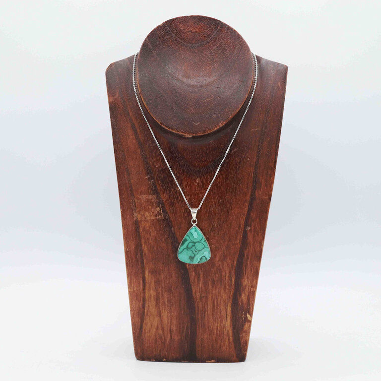 Malachite Pendant - Simple