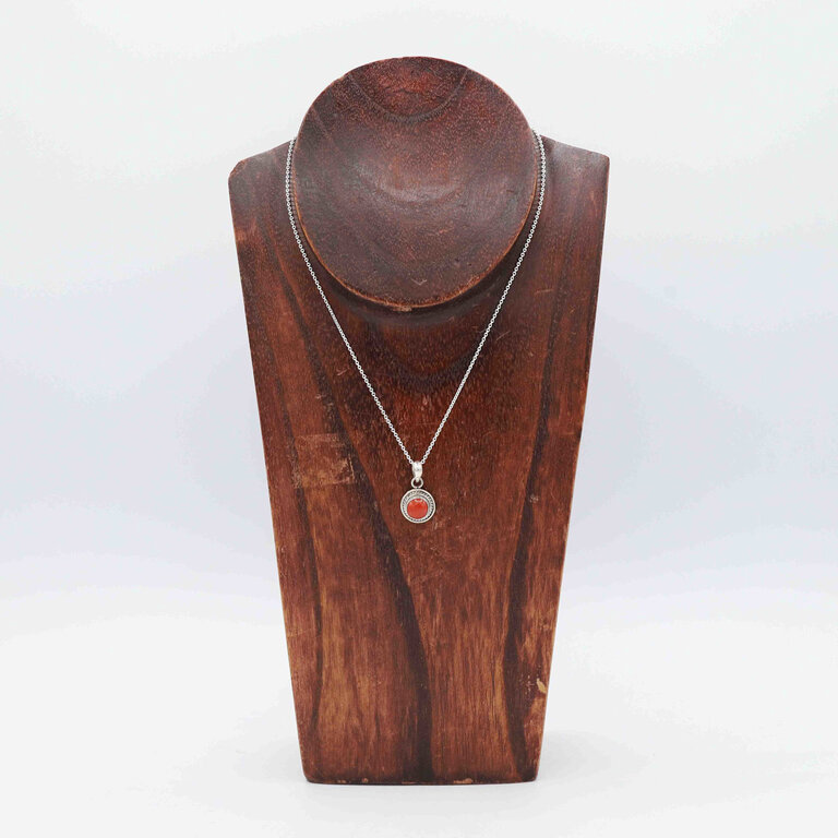 Coral Pendant - Athéna