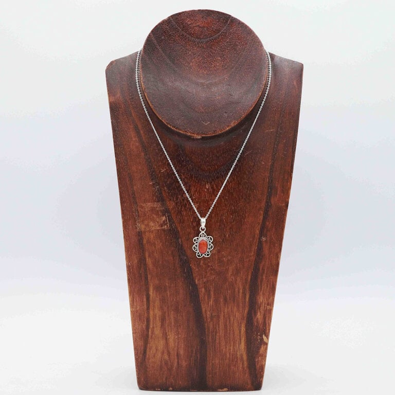 Pendentif Corail - Fleur