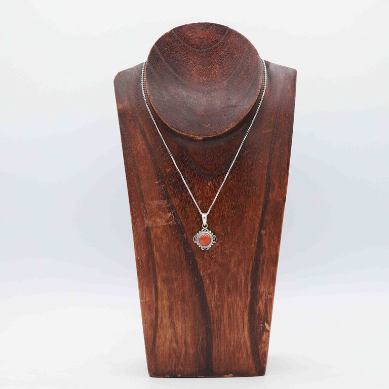 Coral Pendant - Aralia