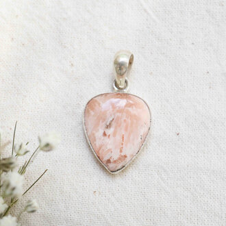 Pendentif Scolecite & Stilbite - Simple