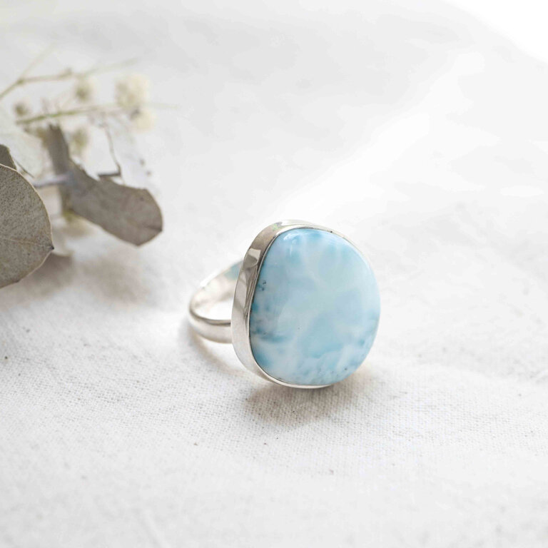 Larimar Ring - Simple