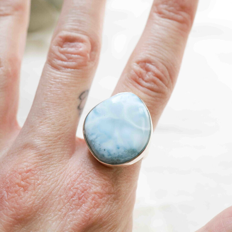 Larimar Ring - Simple