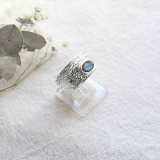 Bague labradorite - Séquoia