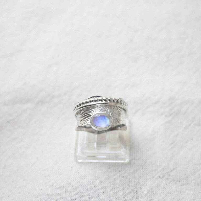 Bague Pierre de lune - Séquoia