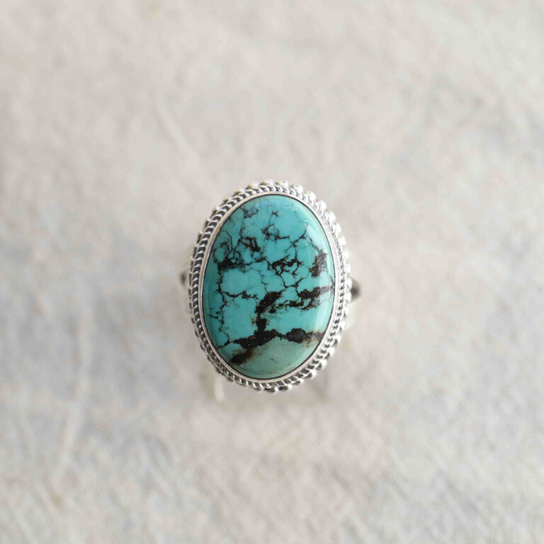 Turquoise Ring - Calla