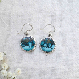 Boucles d'oreilles Turquoise - Calla Boucles d'oreilles Turquoise - Calla