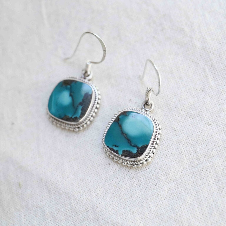 Boucles d'oreilles Turquoise - Calla