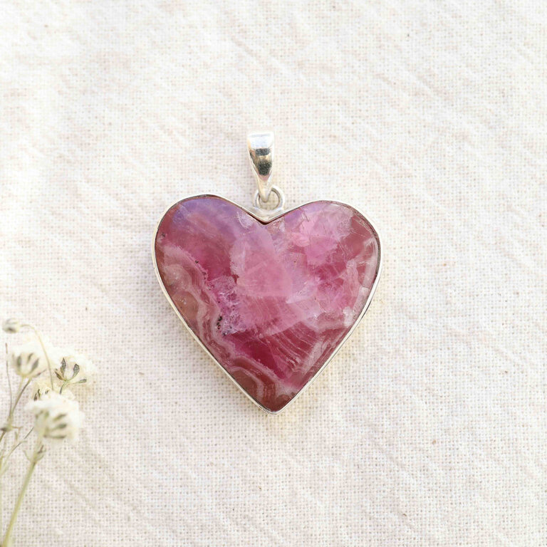 Cobaltocalcite Pendant - Coeur