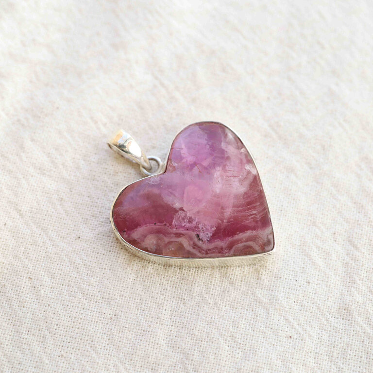 Cobaltocalcite Pendant - Coeur