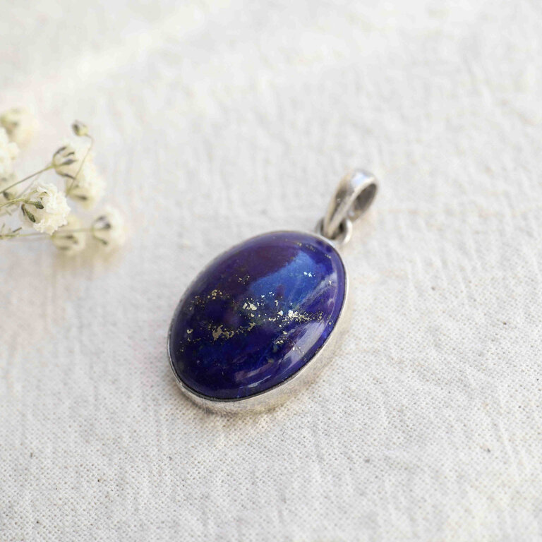 Pendentif Lapis Lazuli - Ovale