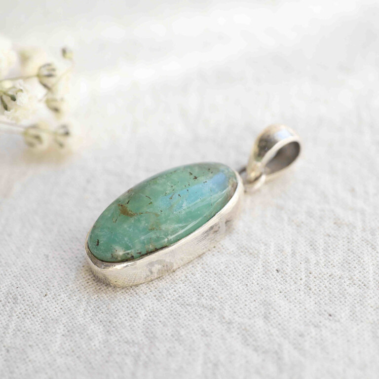 Pendentif Chrysoprase - Ovale