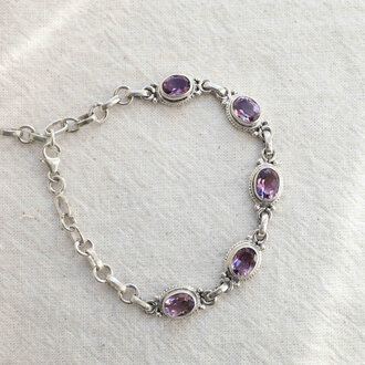 Amethyst Bracelet - Hortensia