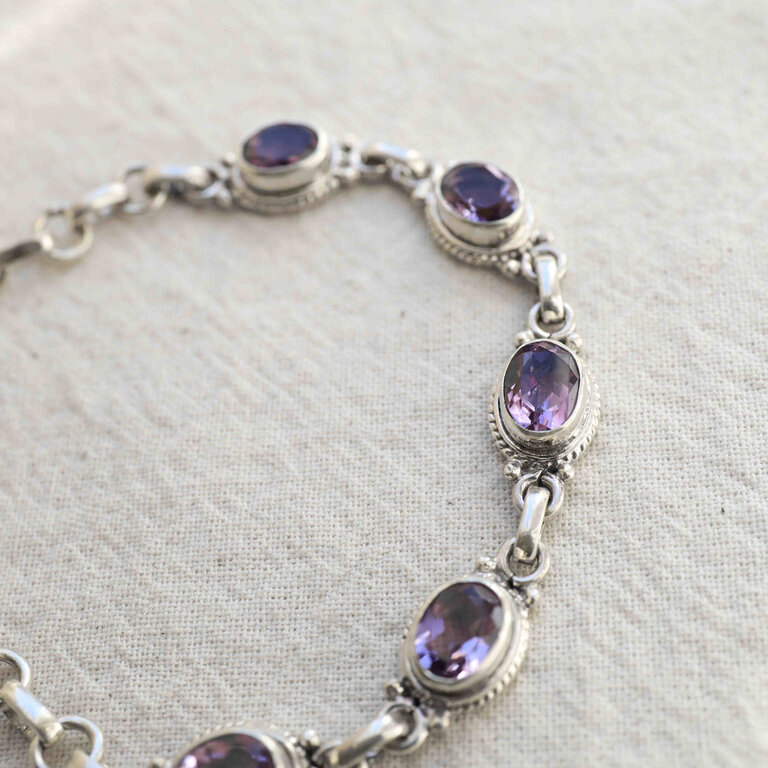 Amethyst Bracelet - Hortensia