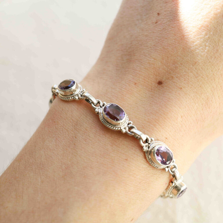 Amethyst Bracelet - Hortensia