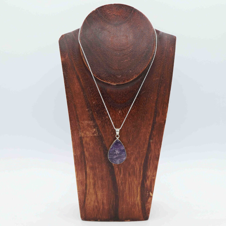 Pendentif Lépidolite - Goutte
