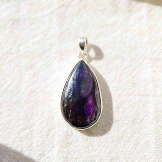 Purpurite Pendant - Goutte