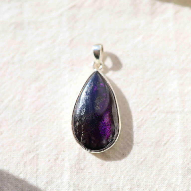 Purpurite Pendant - Goutte