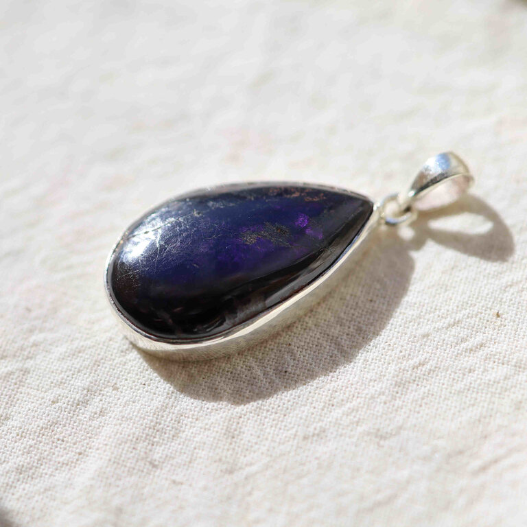 Purpurite Pendant - Goutte
