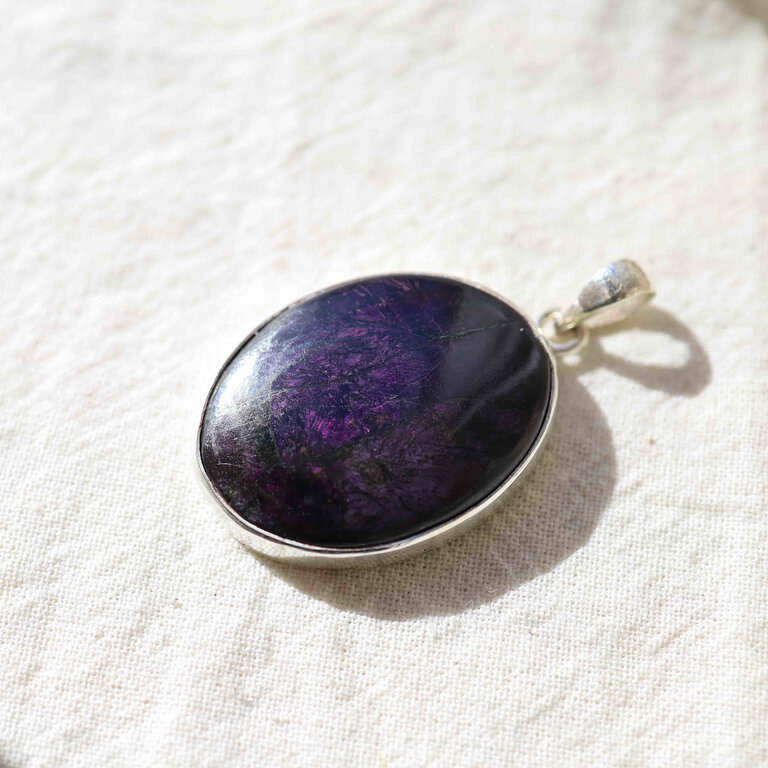 Purpurite Pendant - Ovale