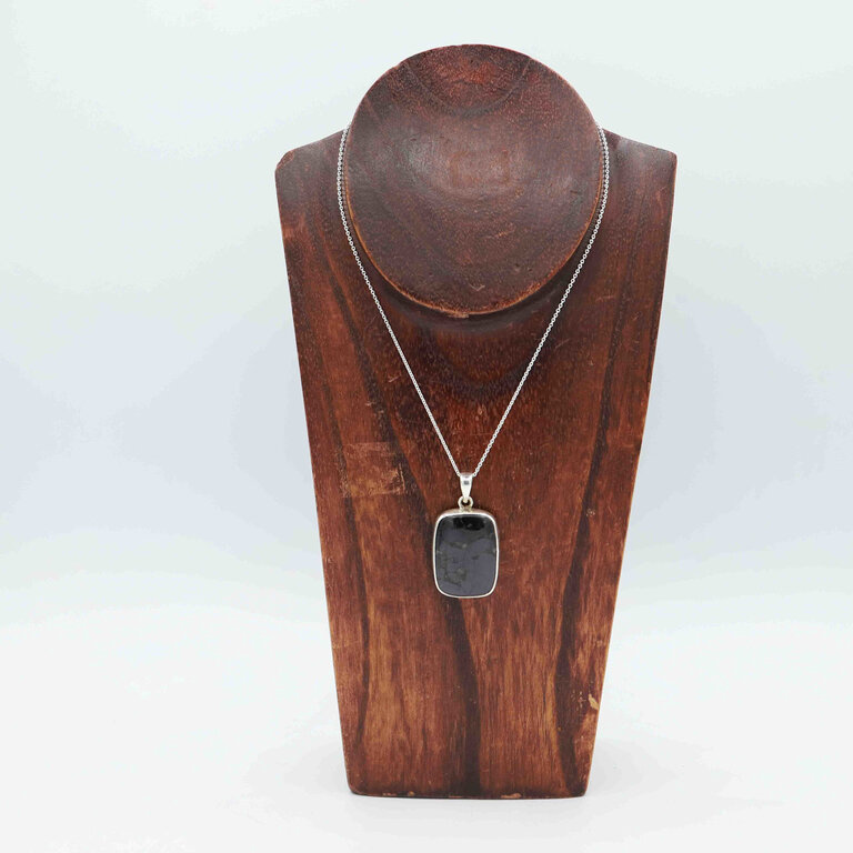 Purpurite Pendant - Rectangle