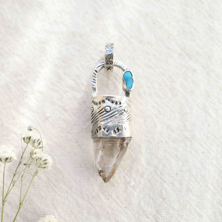 Pendentif Quartz Clair - Himalaya