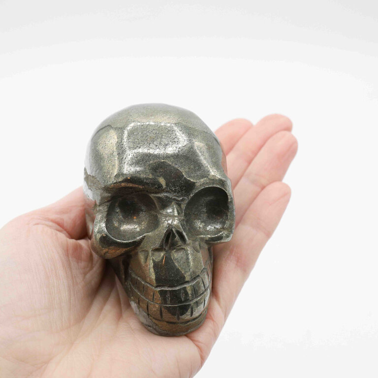 Pyrite skull