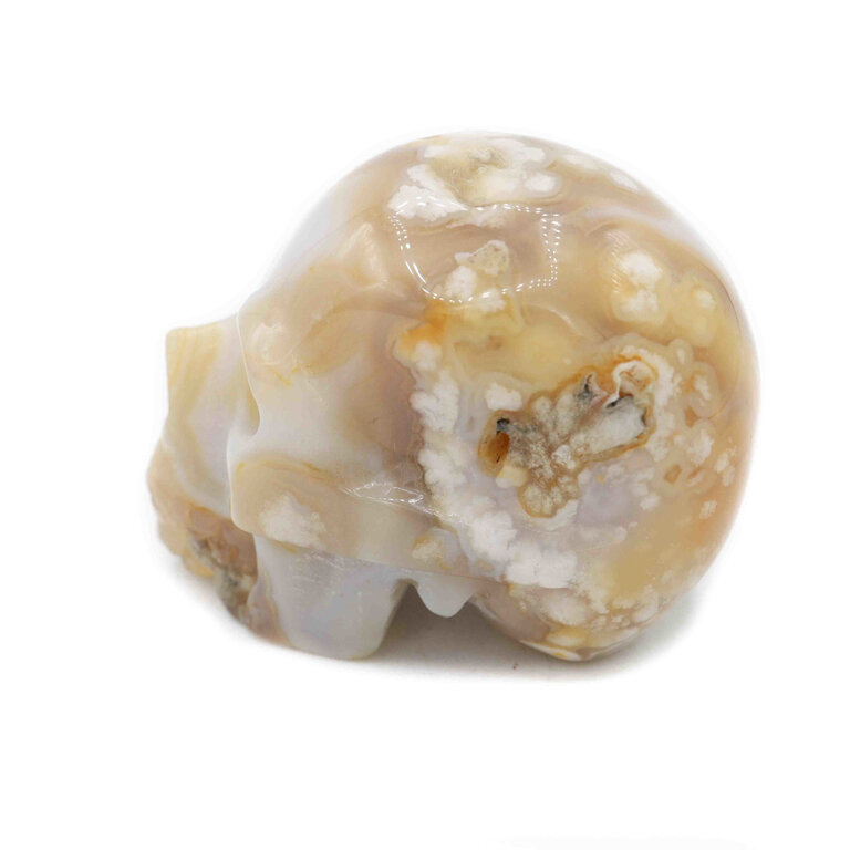 Flower agate - Skull