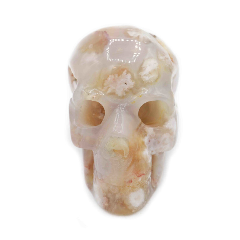 Agate fleur - Crâne