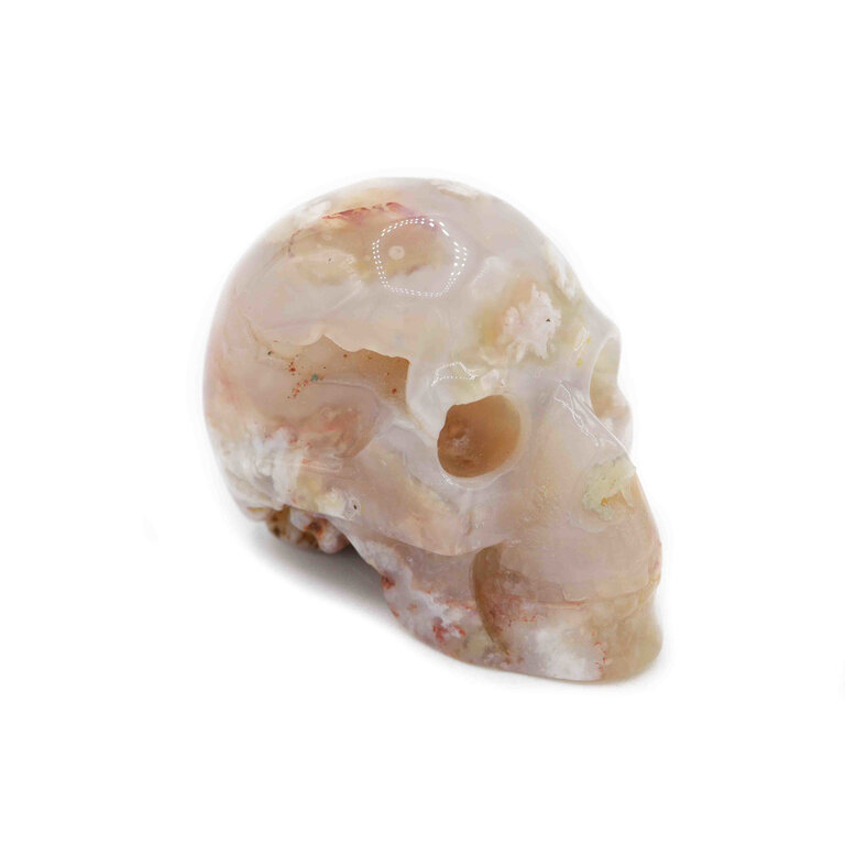 Agate fleur - Crâne
