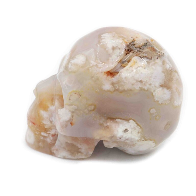 Flower agate - Skull