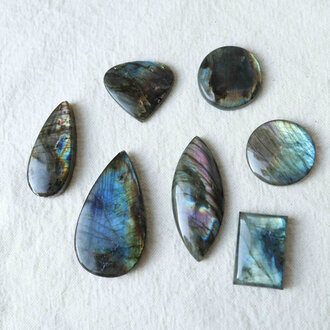 Labradorite couleurs - Cabochon
