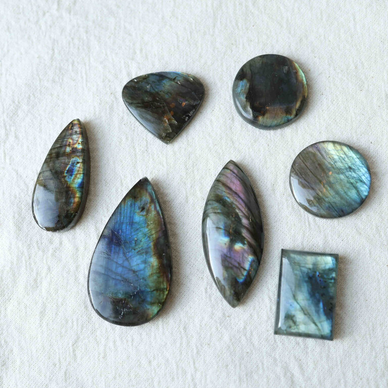 Labradorite couleurs - Cabochon