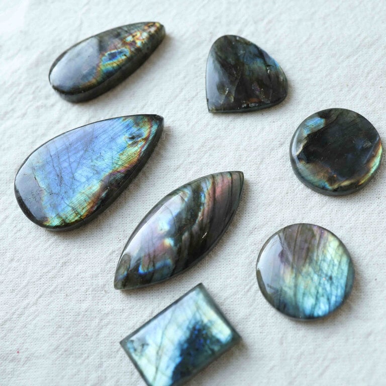 Labradorite mixed colour - Cabochon