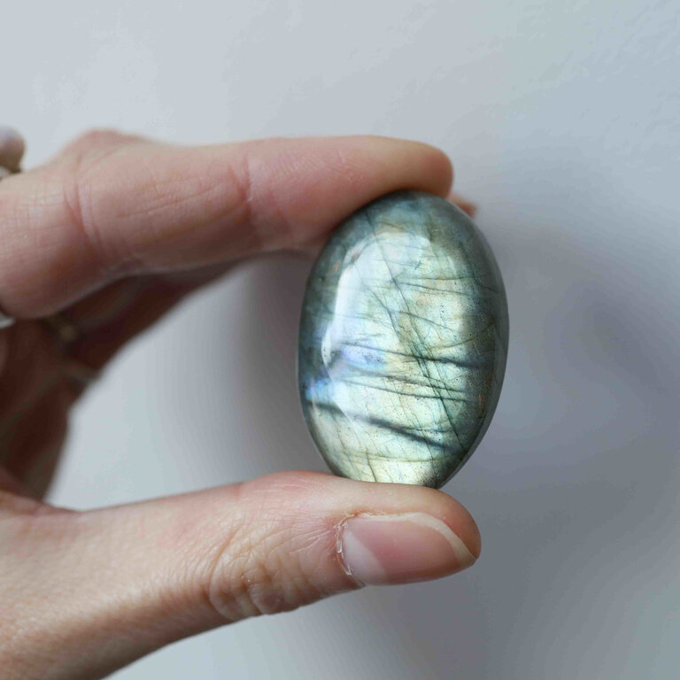 Labradorite couleurs - Cabochon ovale