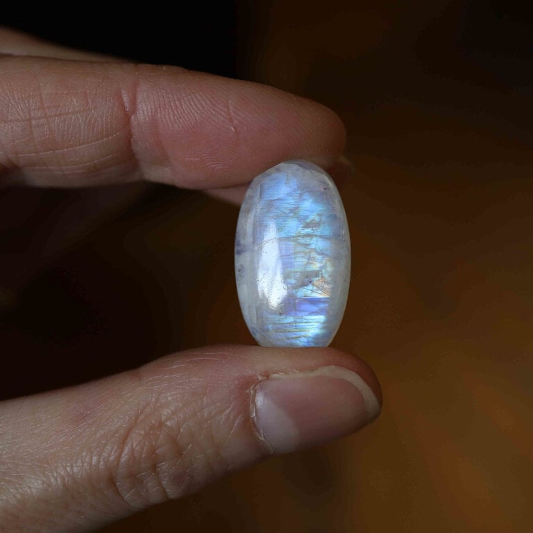 Pierre de lune - Cabochon ovale